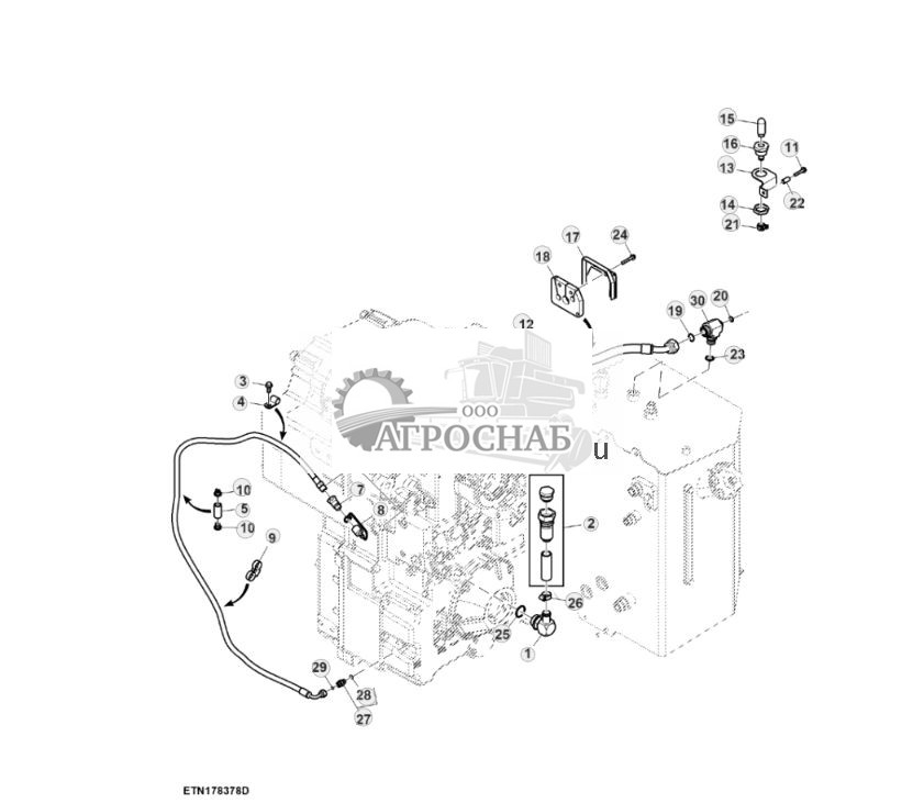 Трубопроводы трансмиссии, без PTO (804101 - ) - ST906637 456.jpg